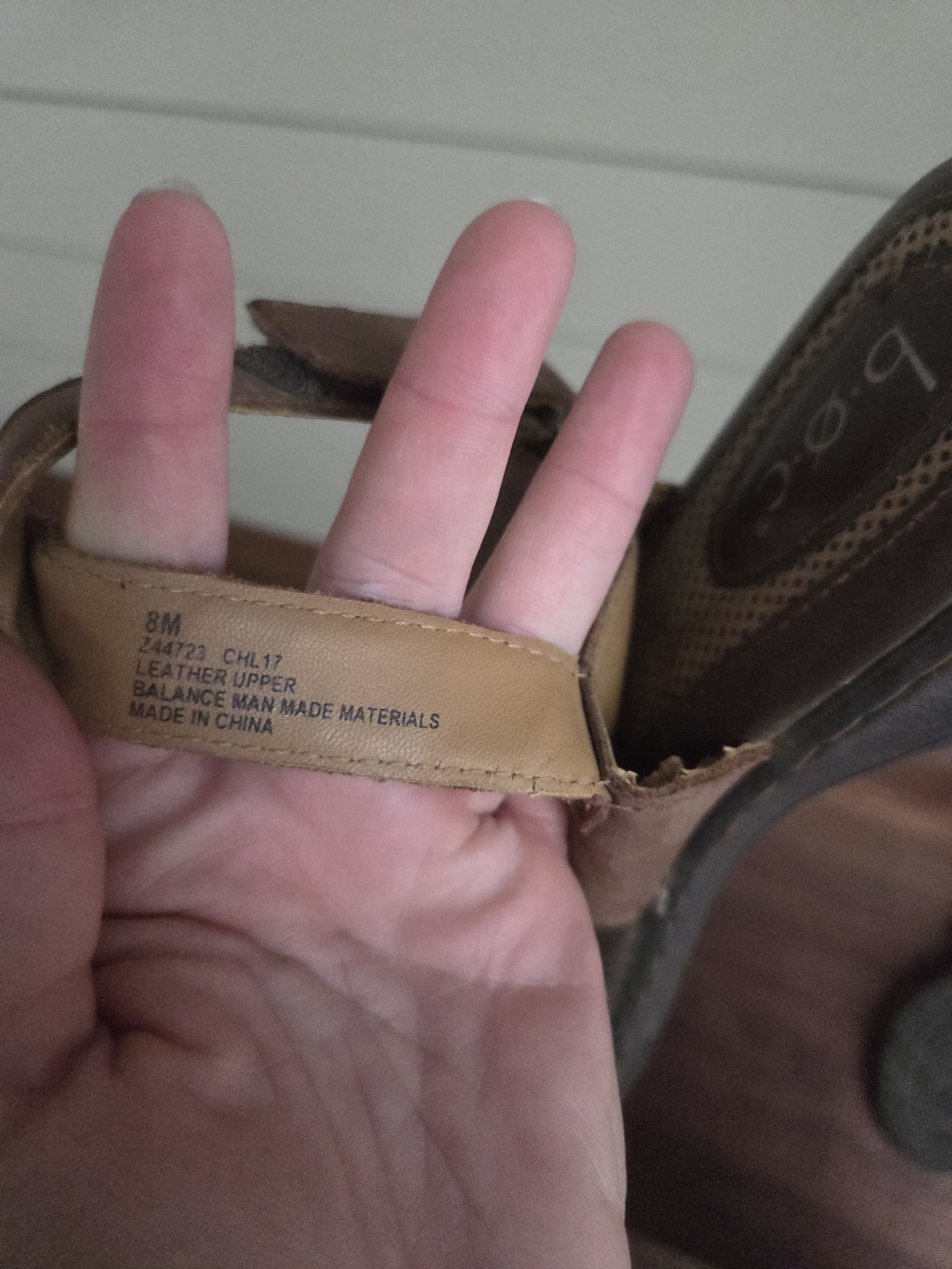 b.o.c. Brown Suede Strap Sandals - Picture 6 of 6
